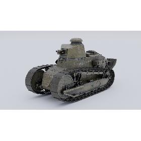 Renault FT 3D model